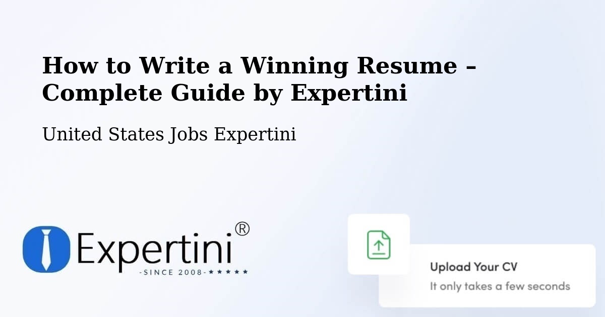 Resume Writing Guide for Job Seekers – Olney - Olney, United States Jobs Expertini